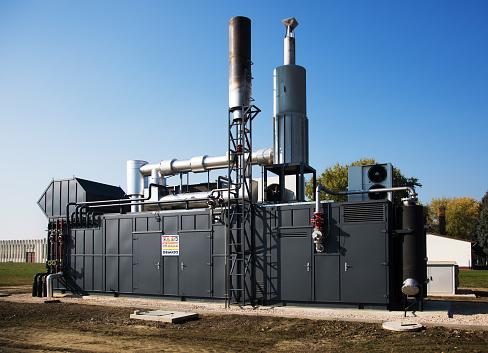 Modular reciprocating generator package on site